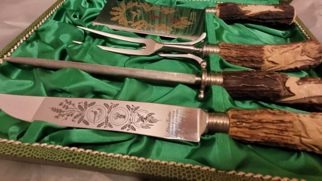 German crafted carving set