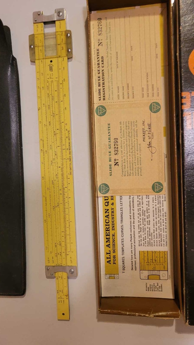Pickett Slide Rule