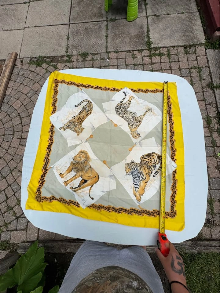 Vintage Big Cat Safari Scarf - photo 2