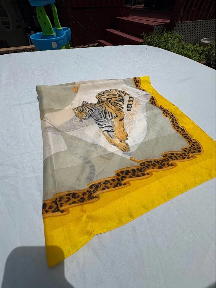 Vintage Big Cat Safari Scarf - photo 4