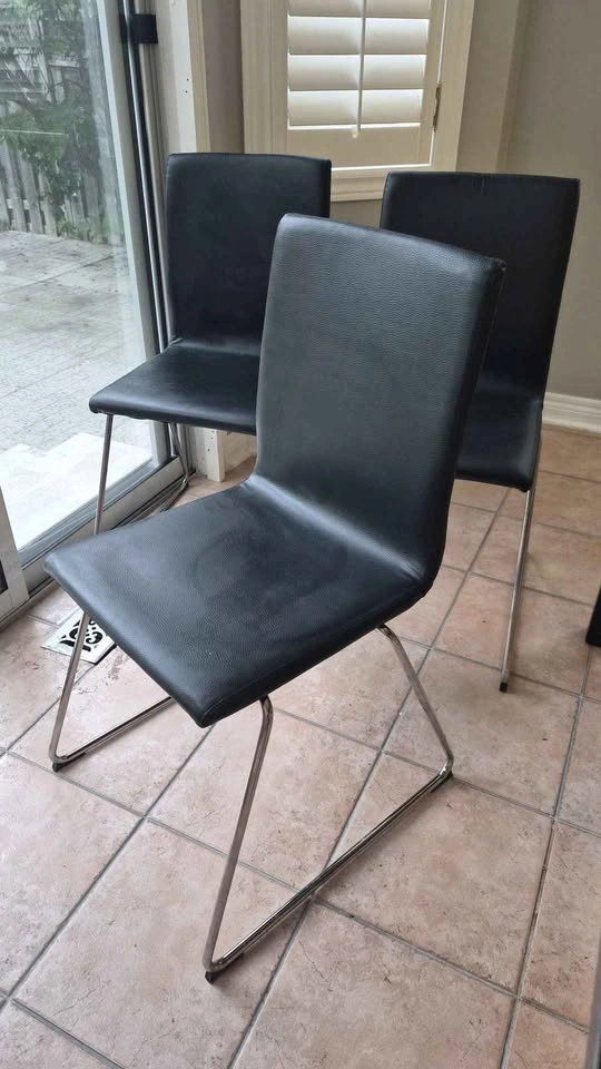 Ikea dinning black chair