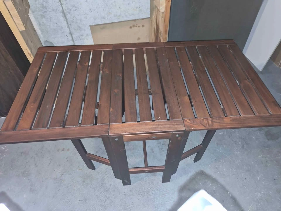 Outdoor wooden table 52x28 inch - photo 2