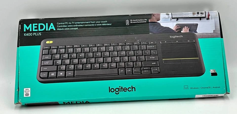 Logitech K400 Plus Wireless Touch Keyboard