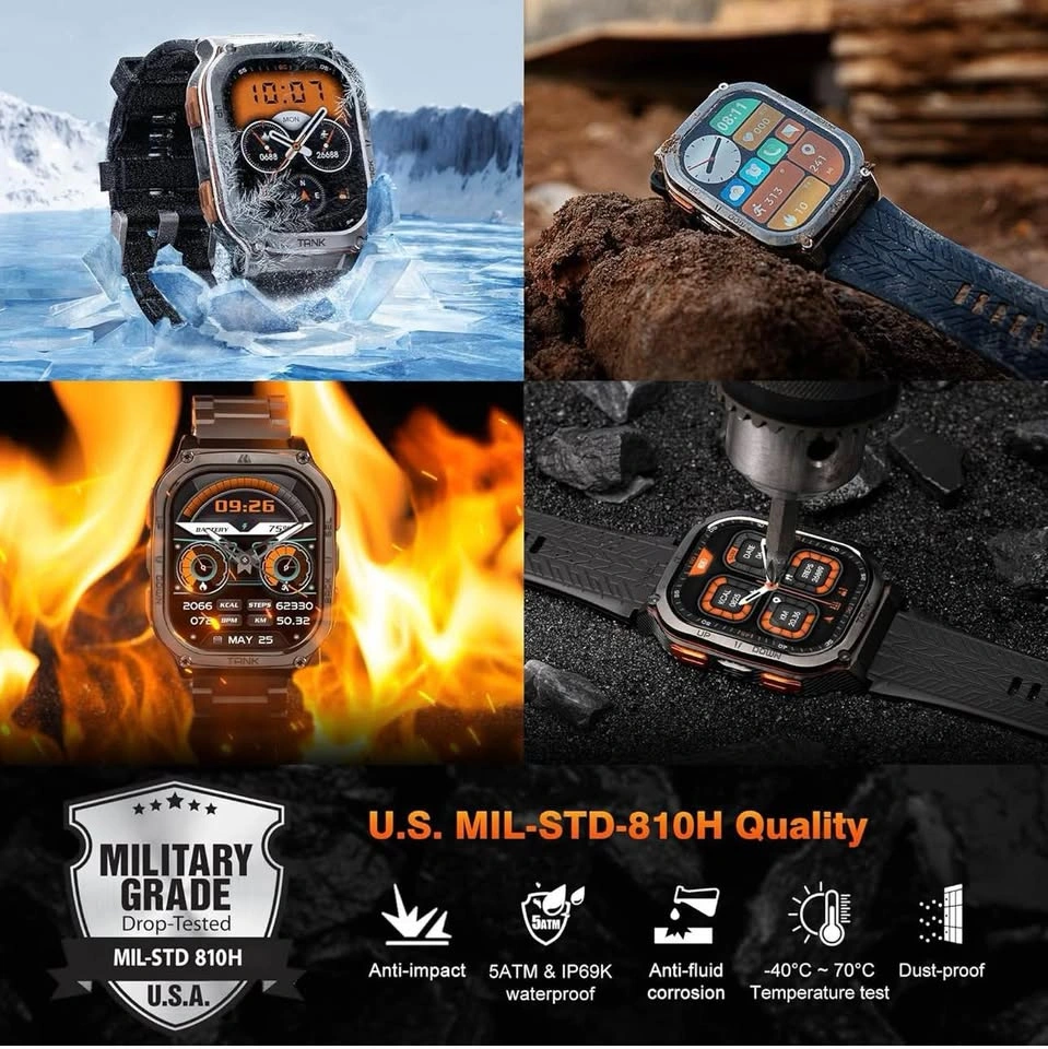 KOSPET Tank M3 Ultra Smart Watch with GPS - photo 2