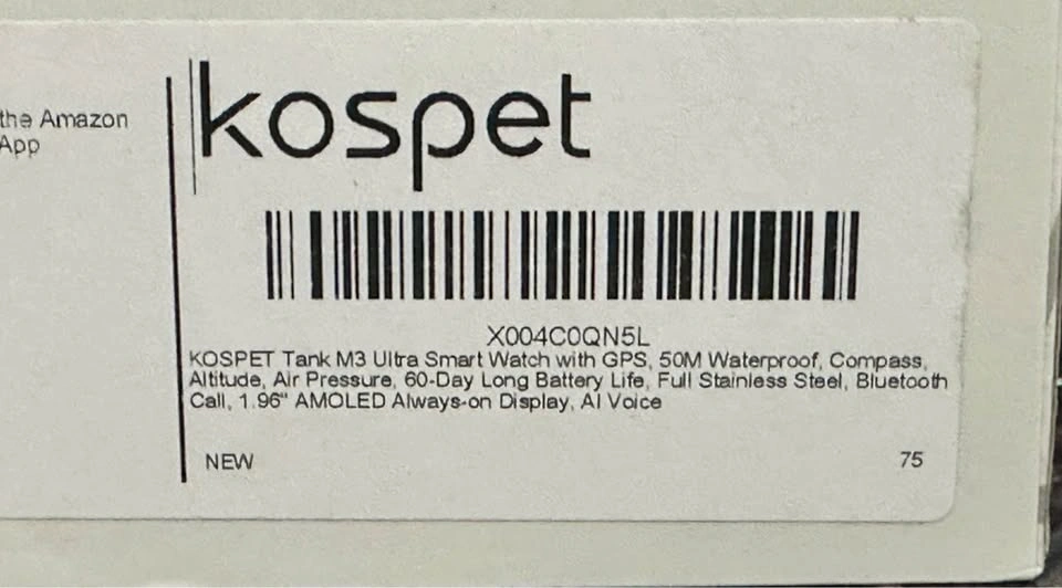 KOSPET Tank M3 Ultra Smart Watch with GPS - photo 4