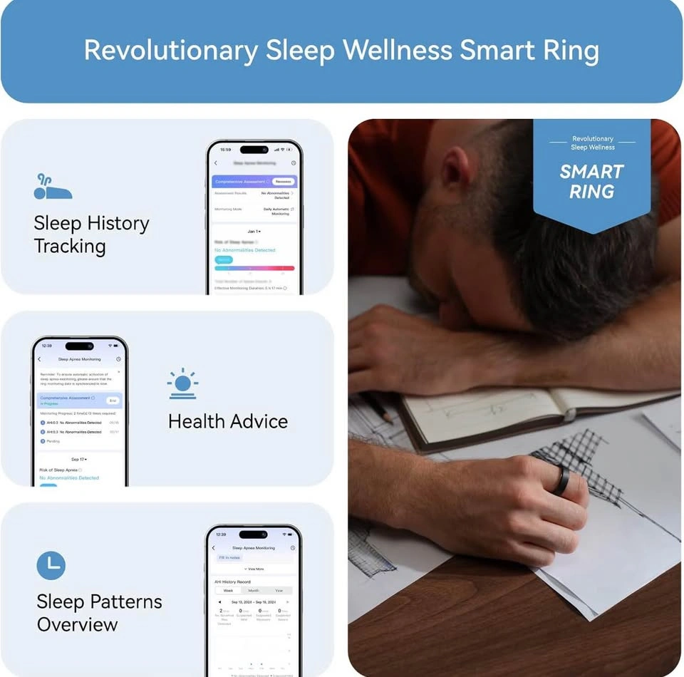 RingConn Gen 2 Smart Ring, No Subscription, Size 10 - photo 3