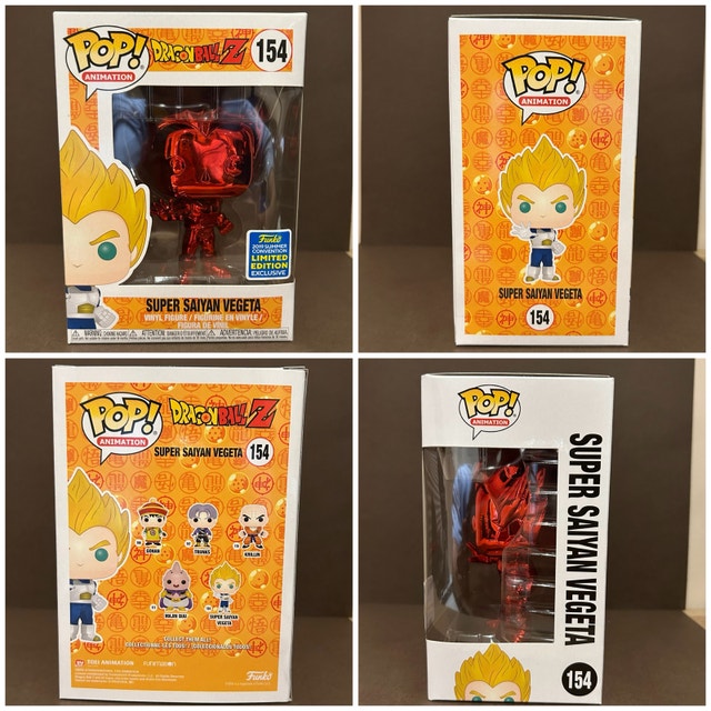 Various Vegeta Funko Pops