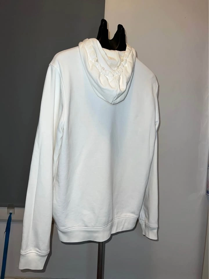 White Lacoste Hoodie Size M - photo 3