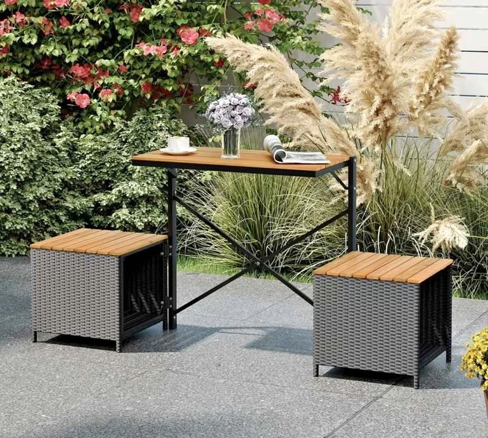 Brand New 2-in-1 Outdoor Convertible Bench and Picnic Table