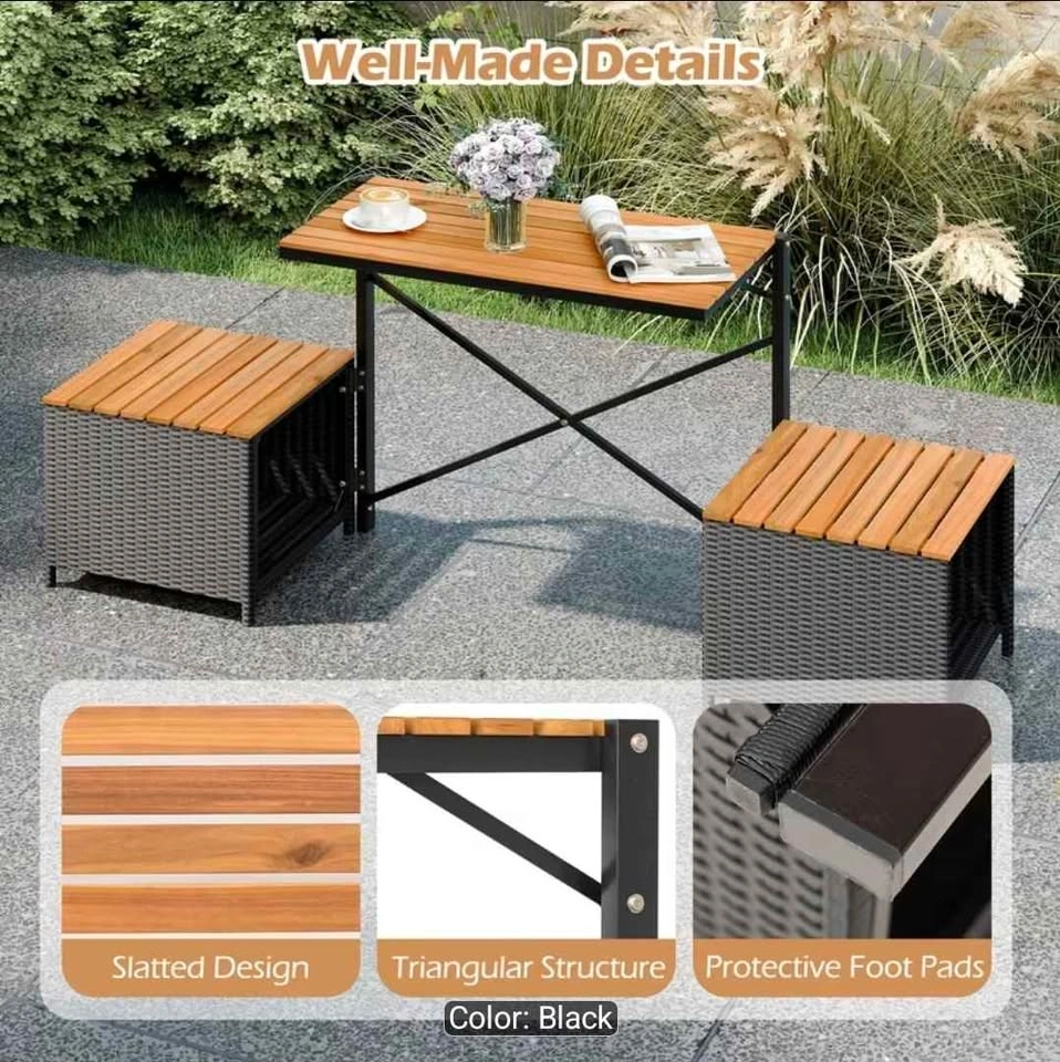 Brand New 2-in-1 Outdoor Convertible Bench and Picnic Table - photo 3