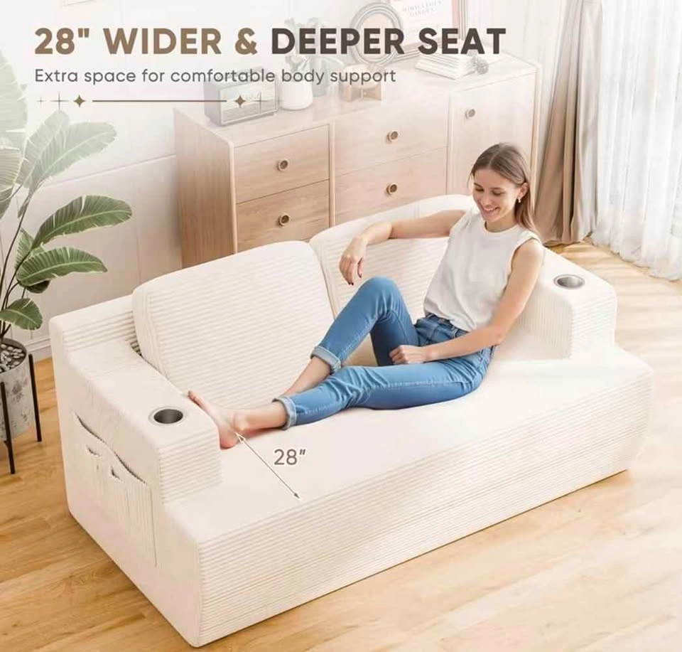 Brand new 67" Cloud Couch Sofa 2 Seater Comfy Loveseat - photo 3