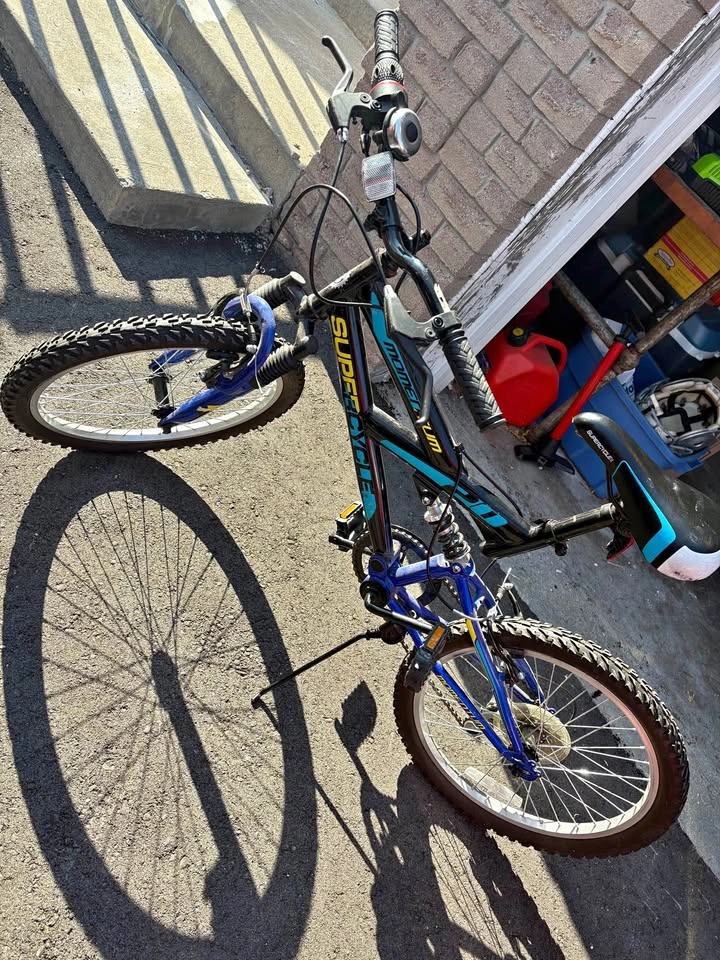 Mini blue bike for kids
