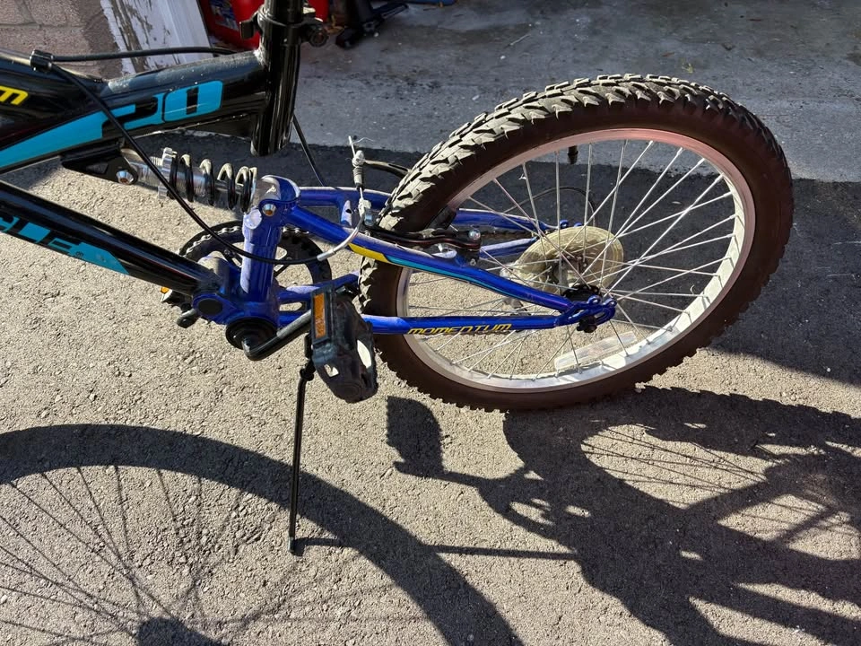 Mini blue bike for kids - photo 2