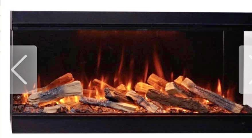 Fireplace log set