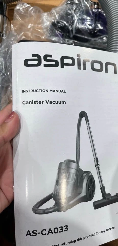 Commercial Grade Aspiron CA033 1700W Canister Vacuum Cleaner - photo 5