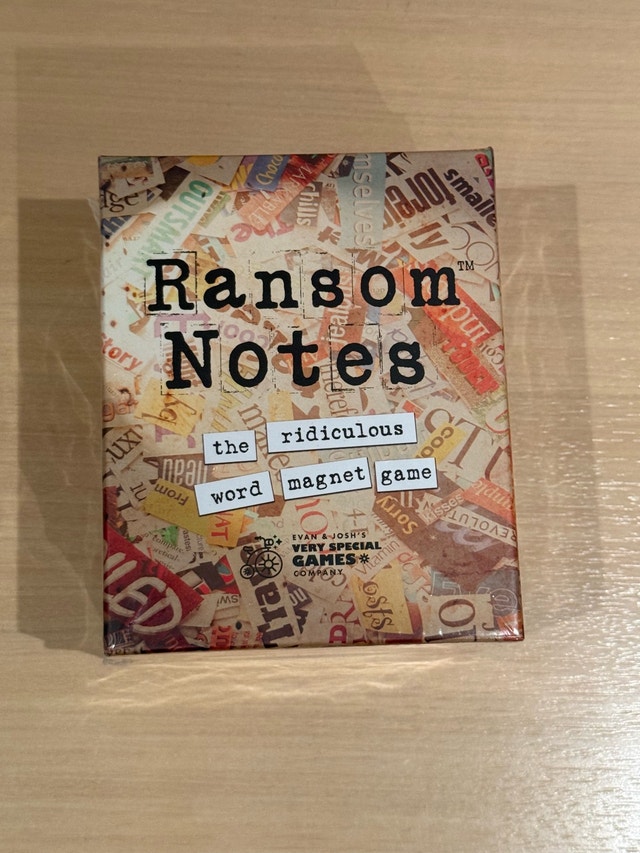 Ransom Notes: The Ridiculous Word Magnet Game
