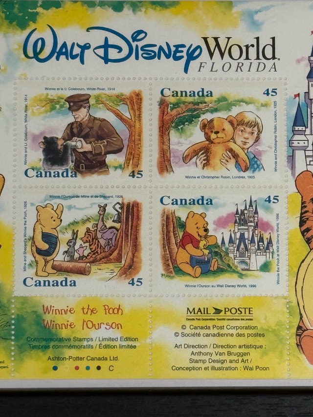 Canada Post Winnie the Pooh Stamp Collection - photo 2
