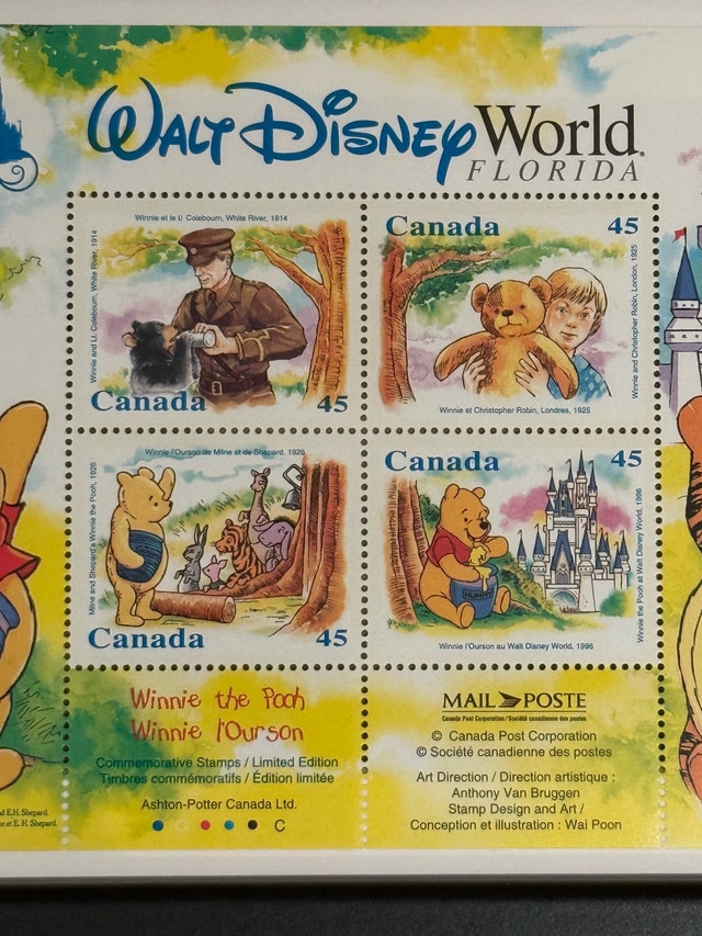 Canada Post Winnie the Pooh Stamp Collection - photo 3