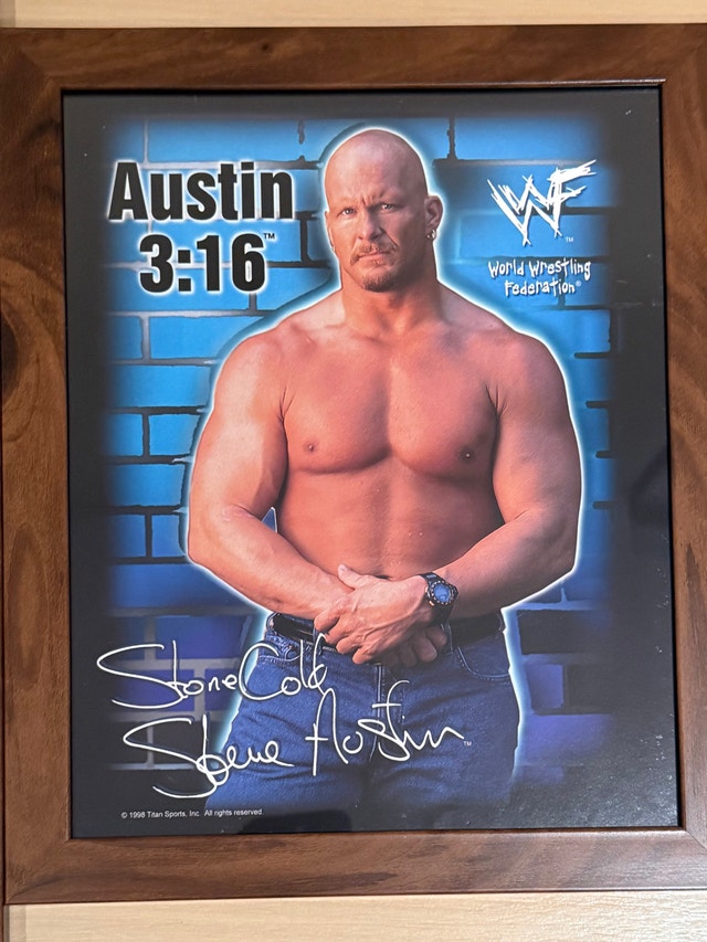 WWF 1998 Wrestling Poster Framed Set - photo 3