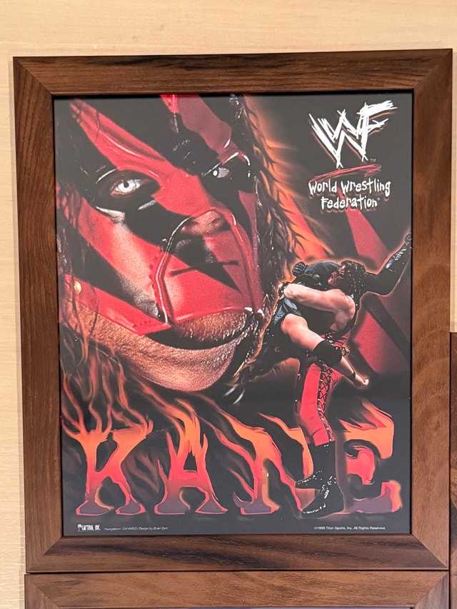 WWF 1998 Wrestling Poster Framed Set - photo 4