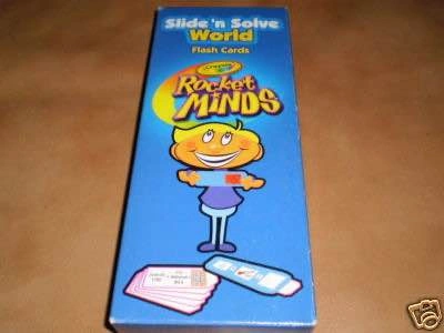 Crayola Rocket Minds Slide 'n Solve World Flash Cards - photo 2