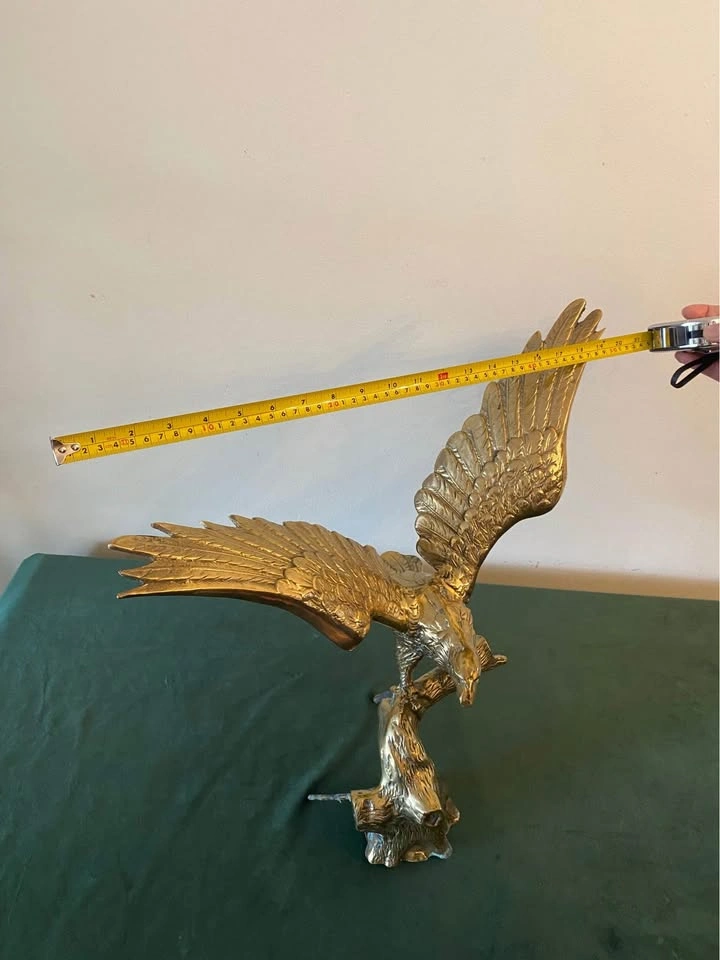 vintage brass large eagle - photo 4