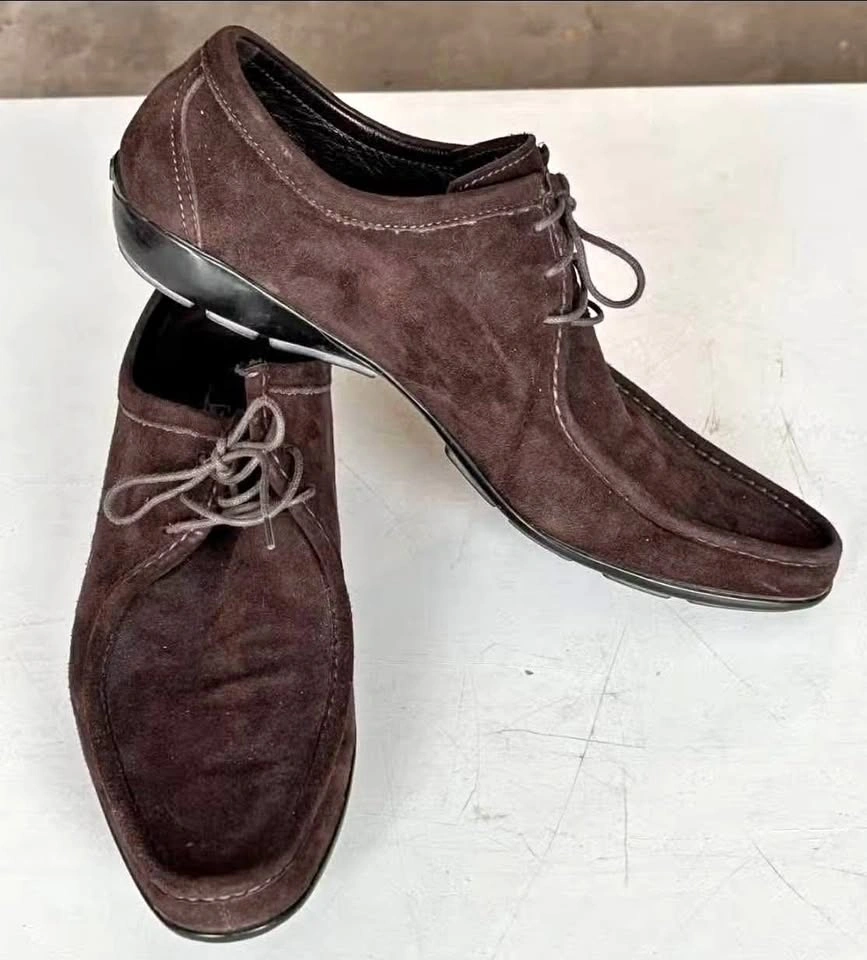 Fabi Made in Italy Men’s Suede Shoes brown 11-11.5