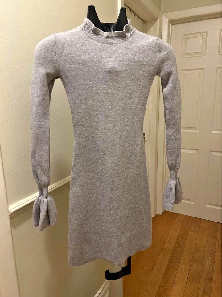 Wilfred Knitted Merino Wool Dress Size XXS