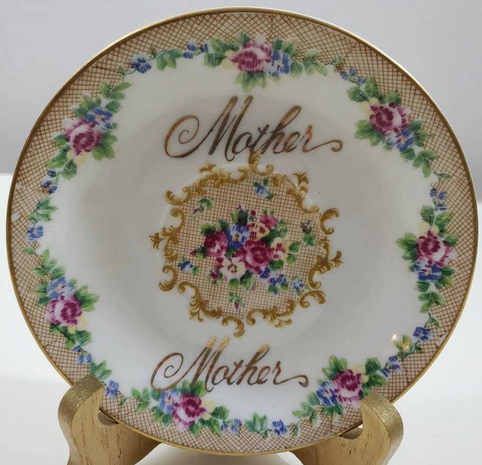 Vintage Norcrest Fine China Tea Cup & Saucer - "Mother" - C-720 - photo 3