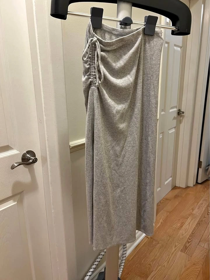 Grey ribbed skirt from aerie- xxs
