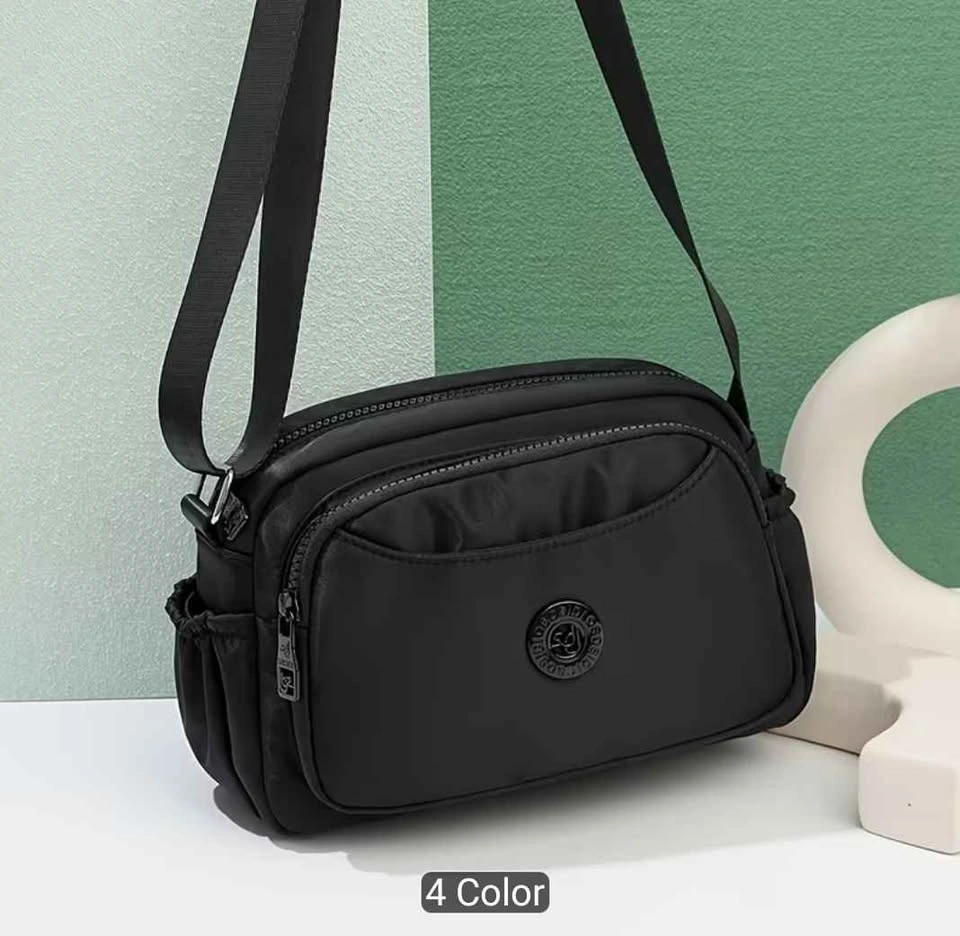 Brand new premium nylon multi pocket crossbody bag for women - photo 3