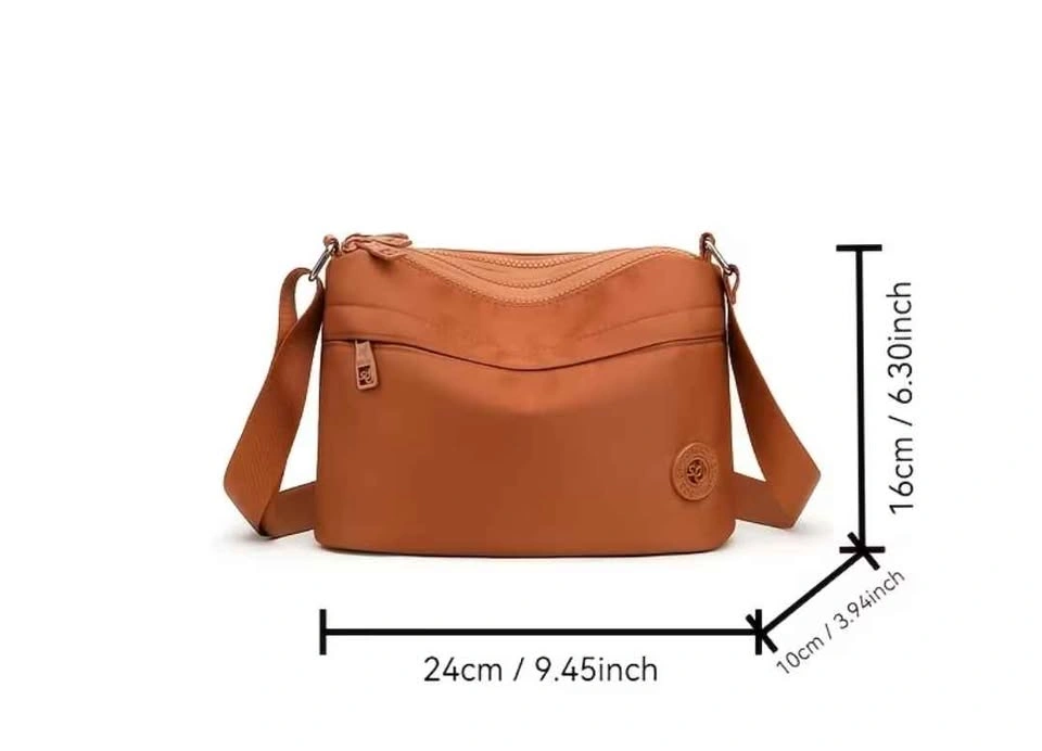 Brand new premium nylon multi pocket light weight crossbody bag - photo 3
