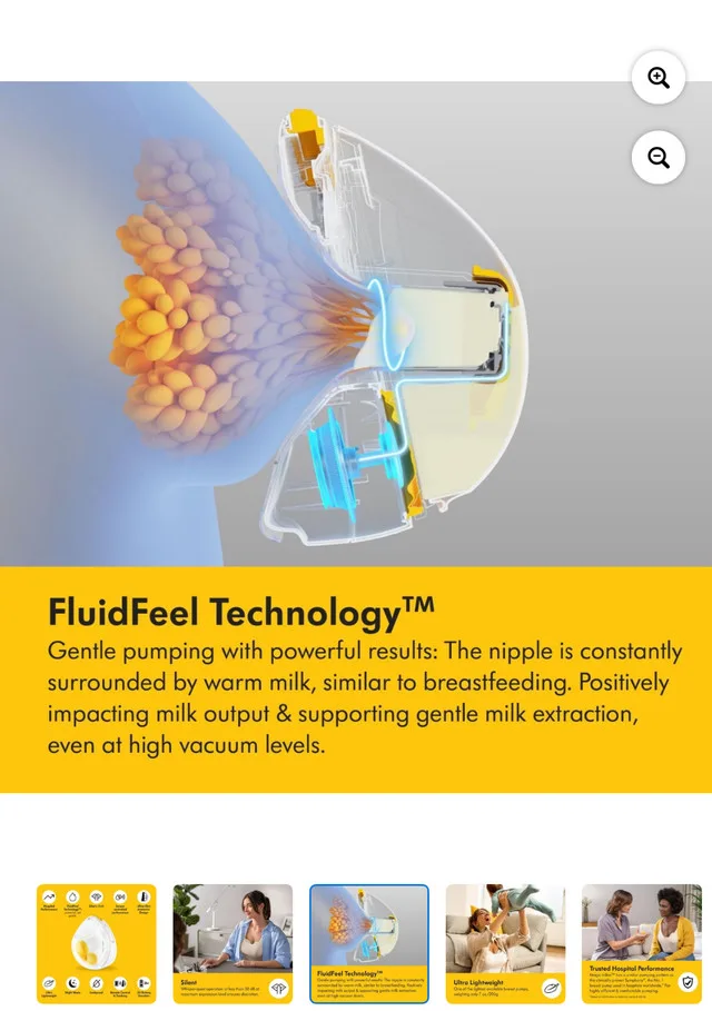 Medela Magic InBra™ Wearable Double Electric Breast Pump image indicator(5)