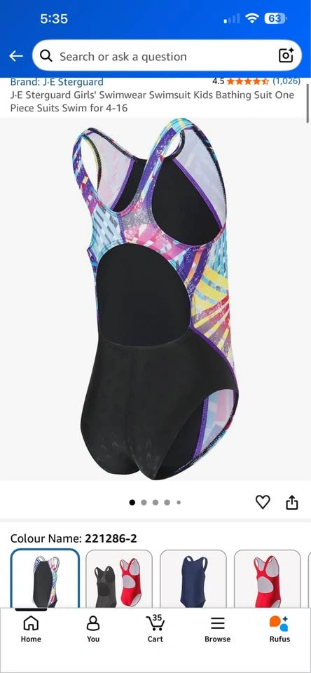 Brand new Sowllars Girls One Piece Swimsuit - photo 2