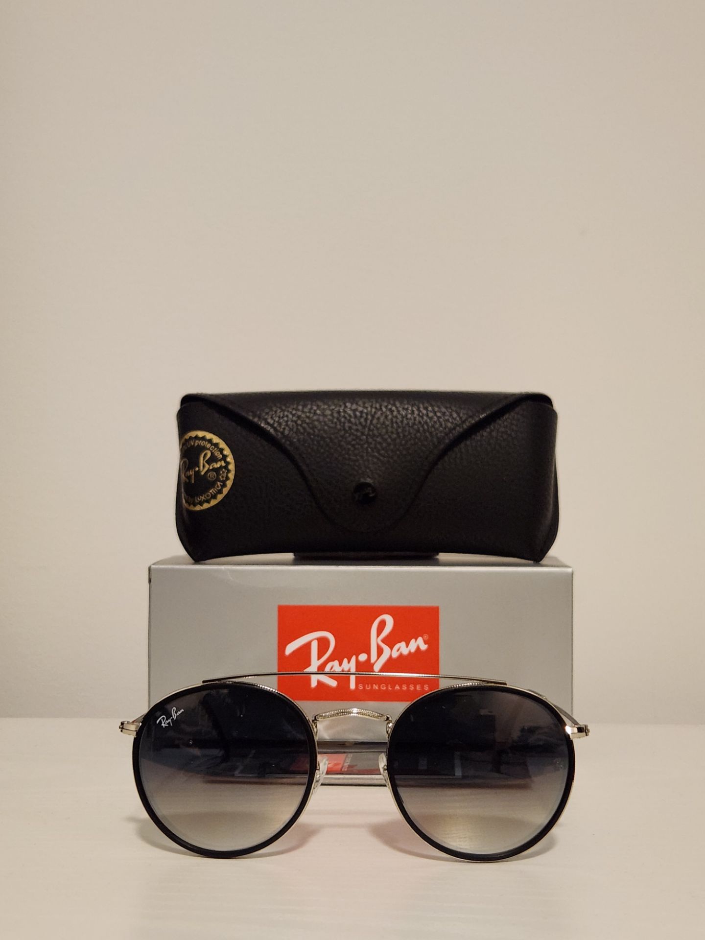 Ray-Ban Round Double Bridge Sunglasses- Brandnew