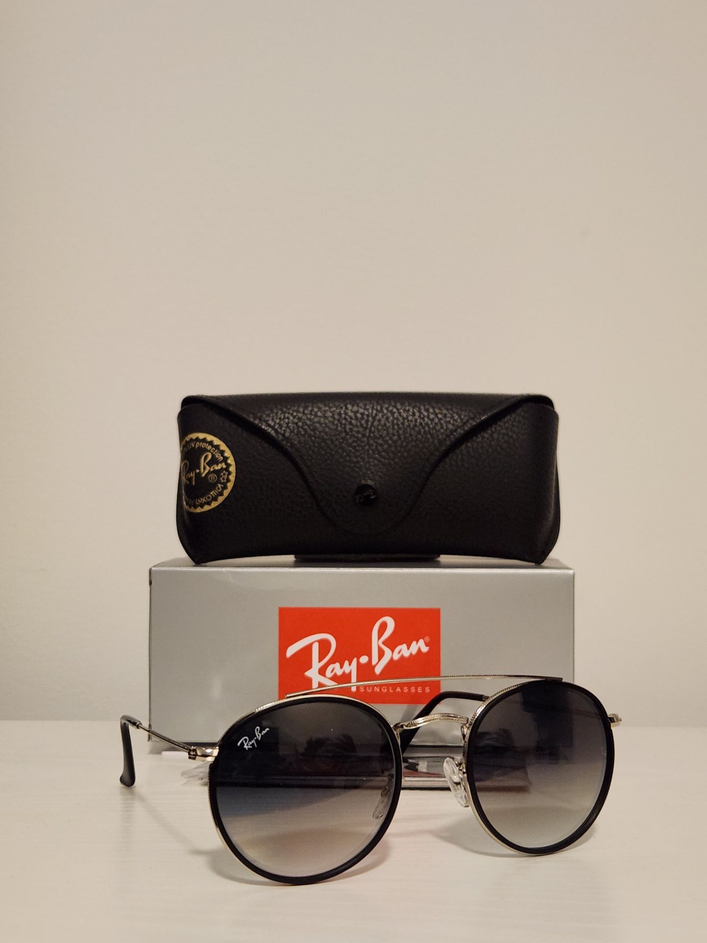 Ray-Ban Round Double Bridge Sunglasses- Brandnew - photo 2