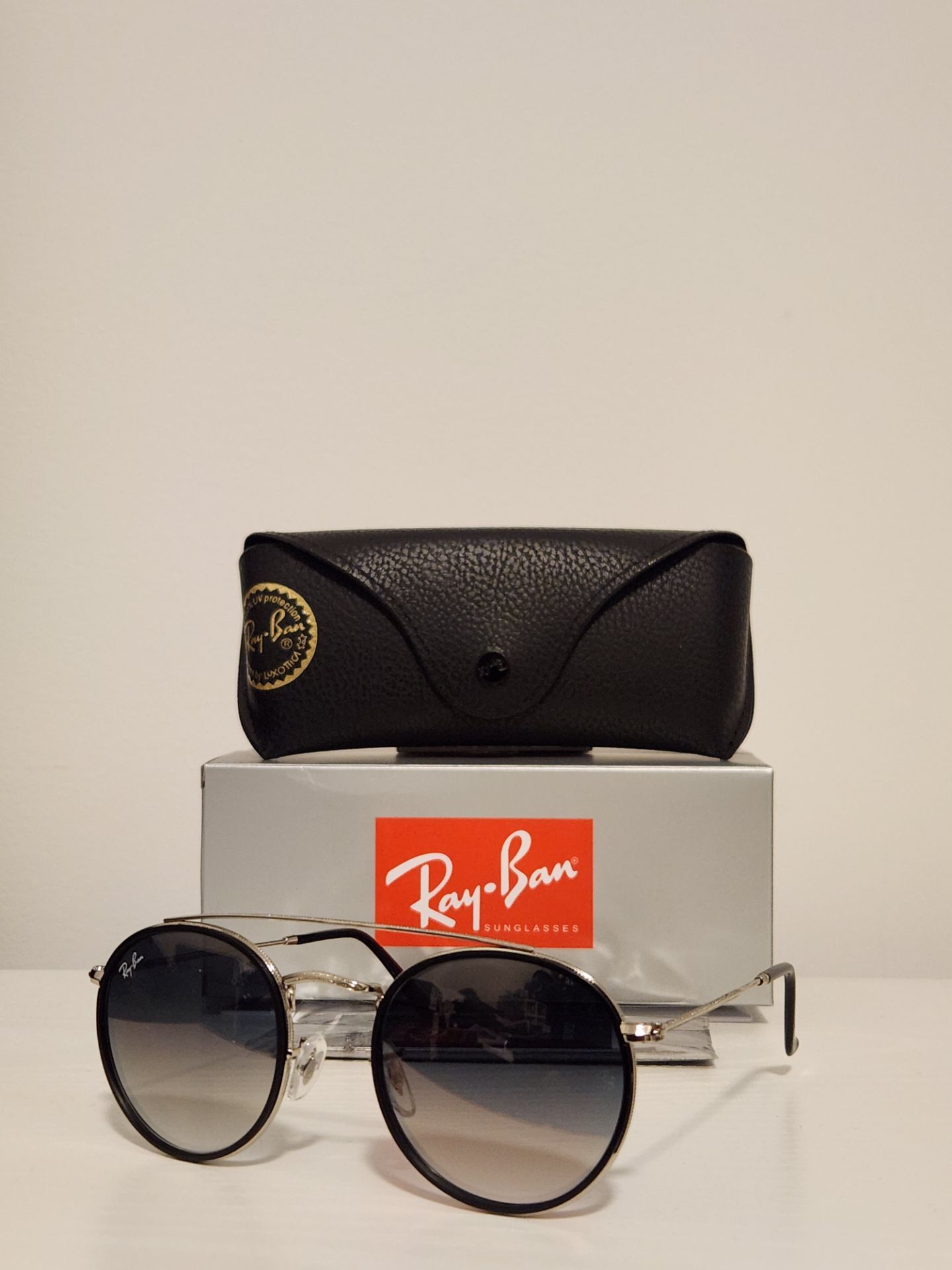 Ray-Ban Round Double Bridge Sunglasses- Brandnew - photo 3