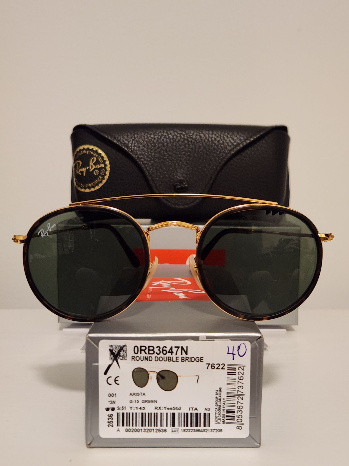 Ray-Ban Round Double Bridge Sunglasses