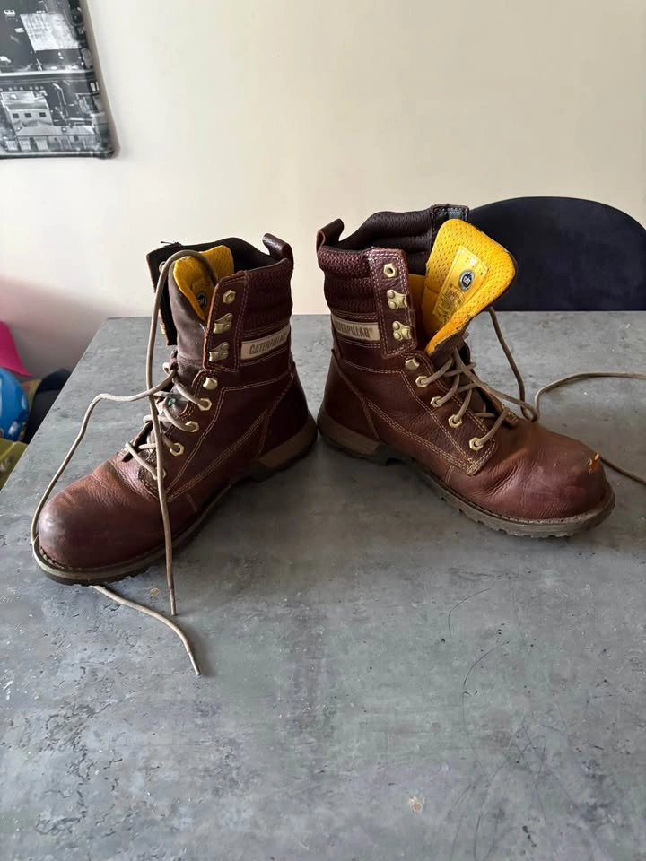 Women CAT Steel Toe Work Boot - Size 9 - photo 3