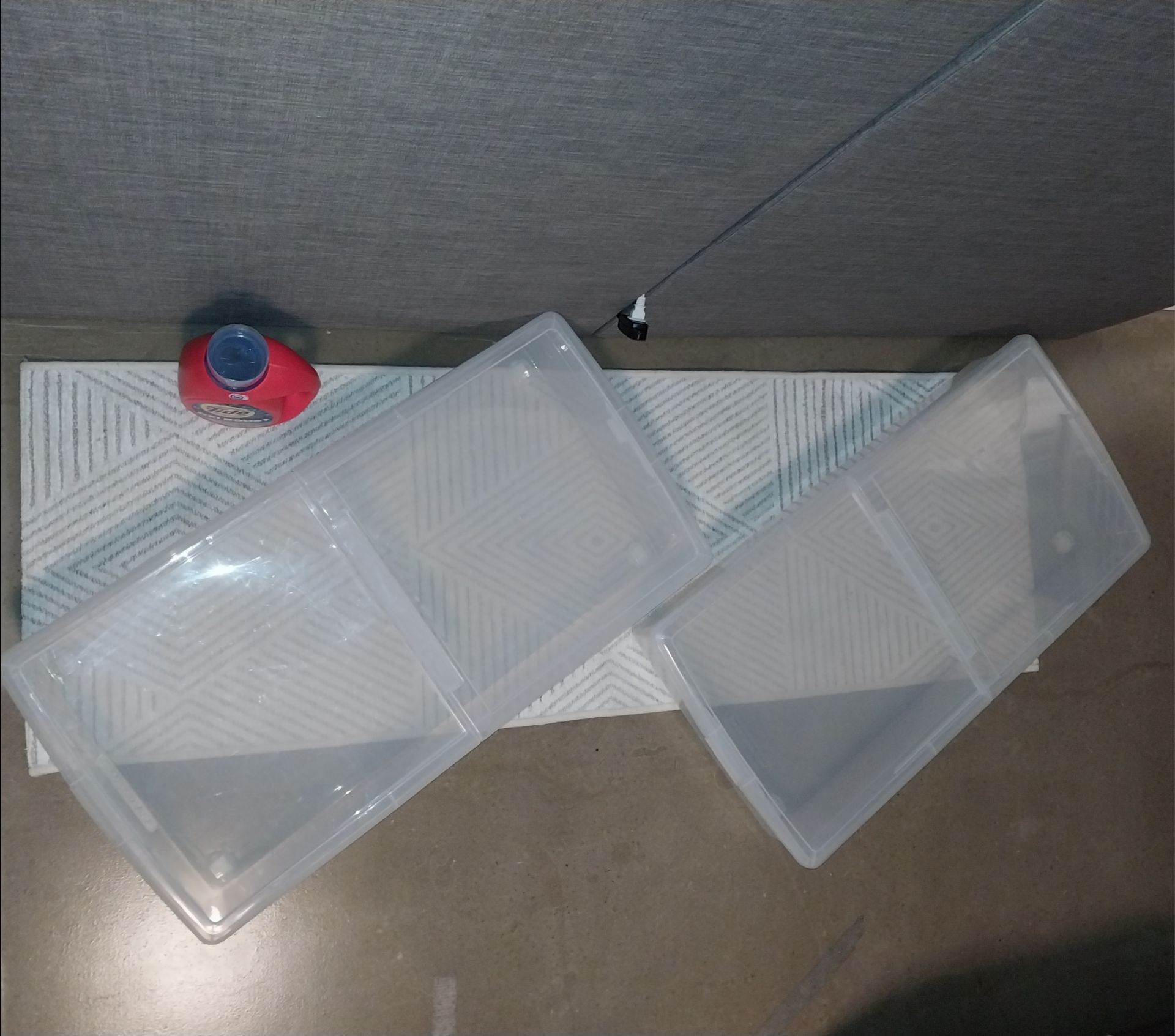 The Container Store Long Under Bed Storage Boxes with Wheels (Se - photo 3