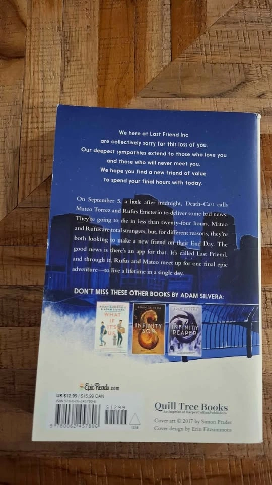 They Both Die at the End by Adam Silvera - photo 2