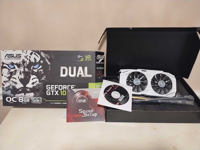 GTX 1070 – Near-New Condition – Complete Box + Manual + Driver