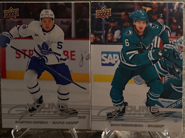 Lot of 4-Upper Deck Oversized YGs-Cootes Cowan Dickinson Kindel - photo 4