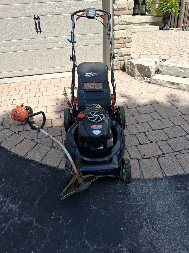Craftsman 7.25 Self-propelled Lawn Mower and Trimmer
