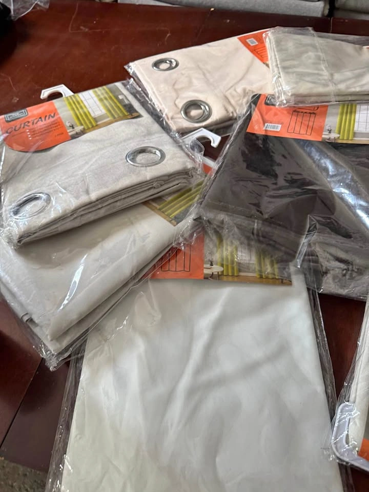 Assorted blackout curtains size 54” x 102