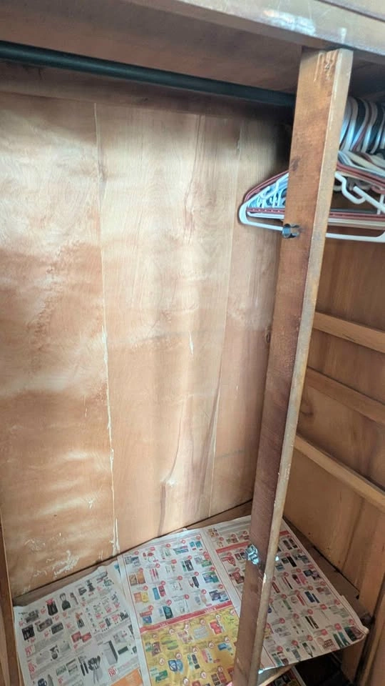 Wooden Wardrobe / Armoire Closet for Clothes - photo 3