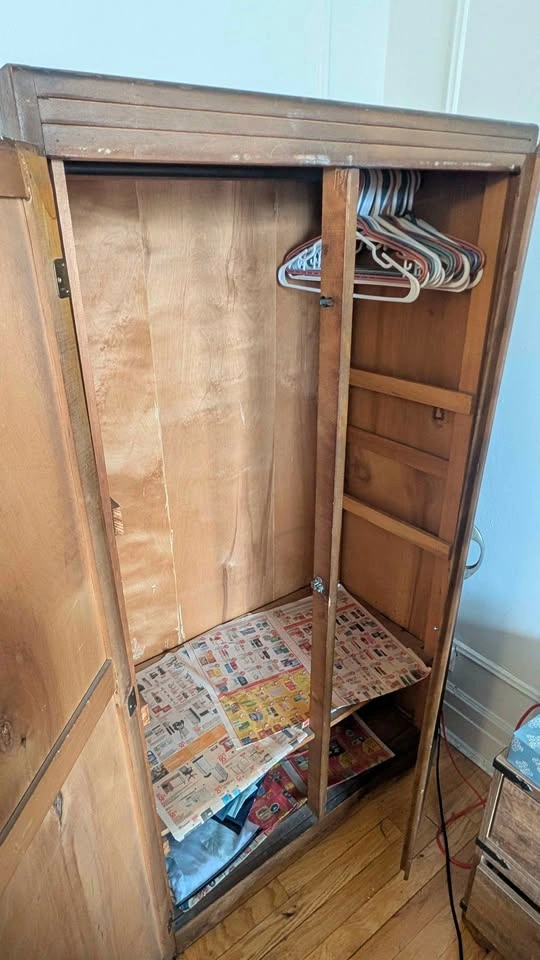 Wooden Wardrobe / Armoire Closet for Clothes - photo 5