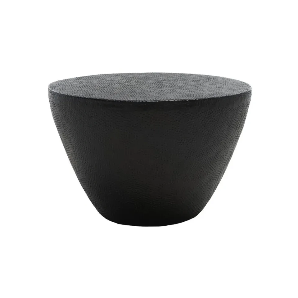 Brayden Studio Drum Coffee Tables — Matte Black (Set of 2) - photo 5