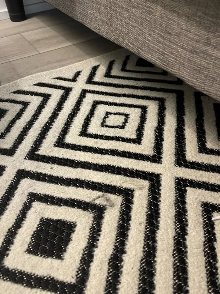 6x9 Geometric Cream/Anthracite Area Rug - photo 3