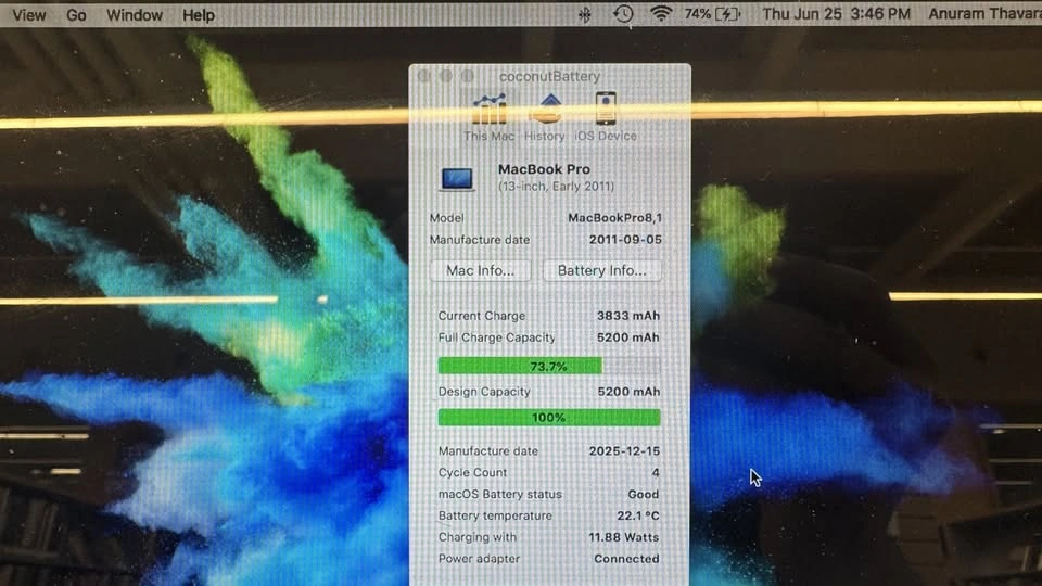 Apple MacBook Pro 13" (1TB HDD / 8GB RAM) – New Battery - photo 3